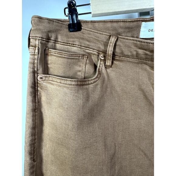 DEAR JOHN Women's Gisele Skinny Ankle Denim Jeans Brown/Butterscotch Size 33 - Picture 5 of 12